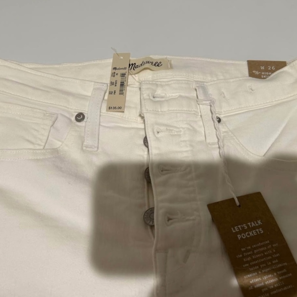 Madewell jeans white